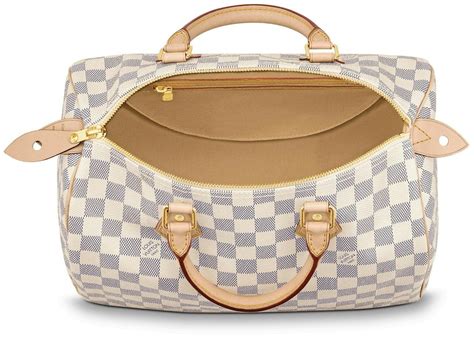 louis vuitton speedy damier azur tweedehands|lv speedy 30 price.